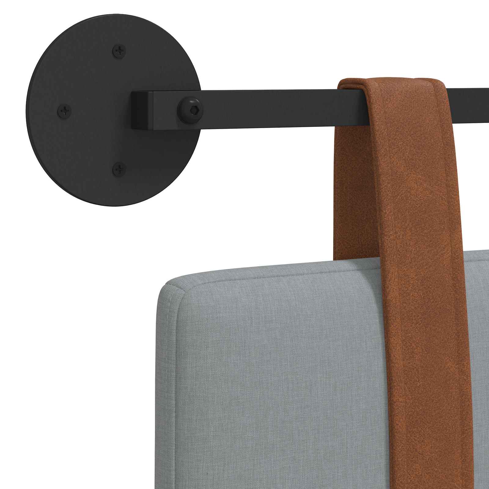 Testata appesa Grigio chiaro 140 x 40 cm Legno multistrato 42031453