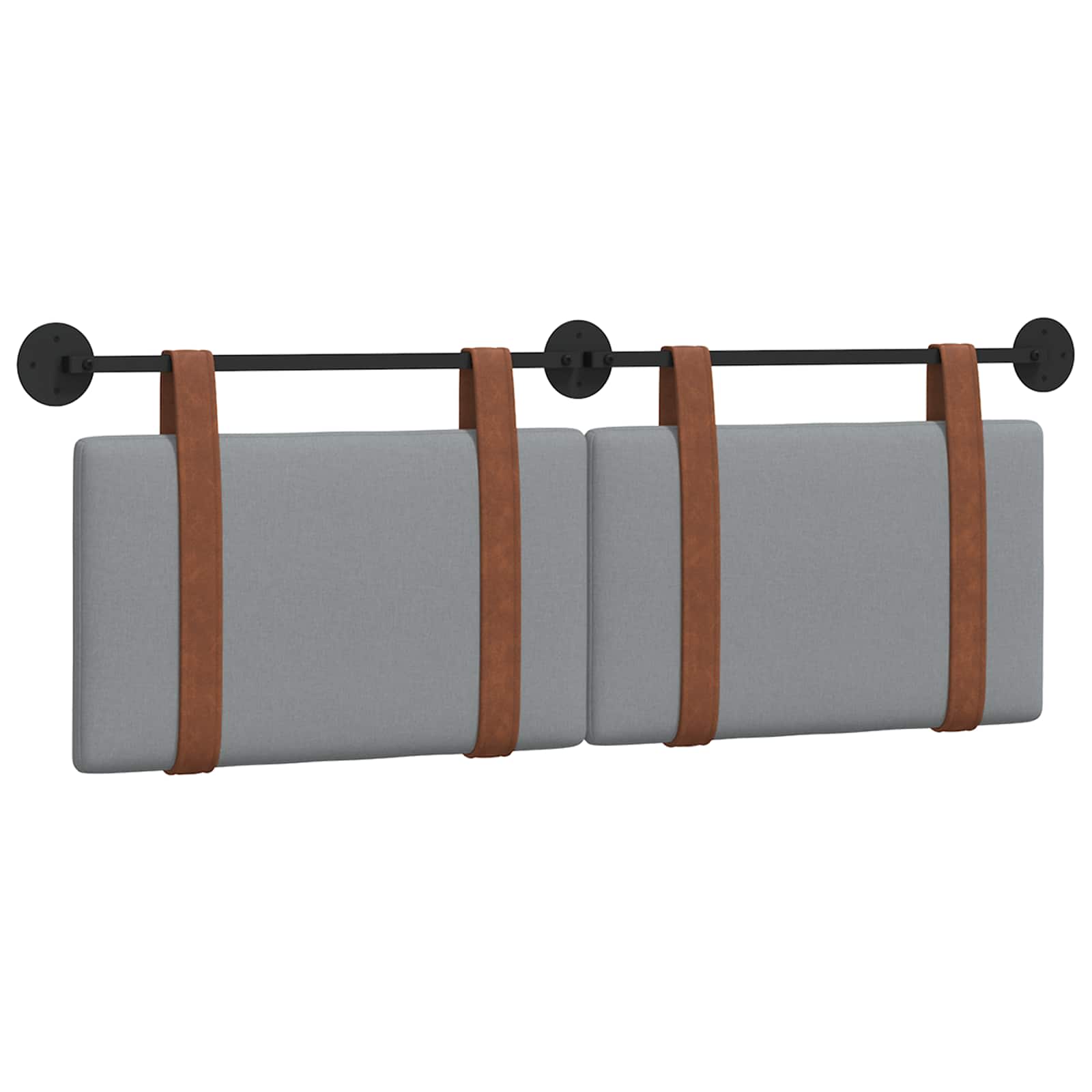 Testata appesa Grigio chiaro 140 x 40 cm Legno multistrato 42031453
