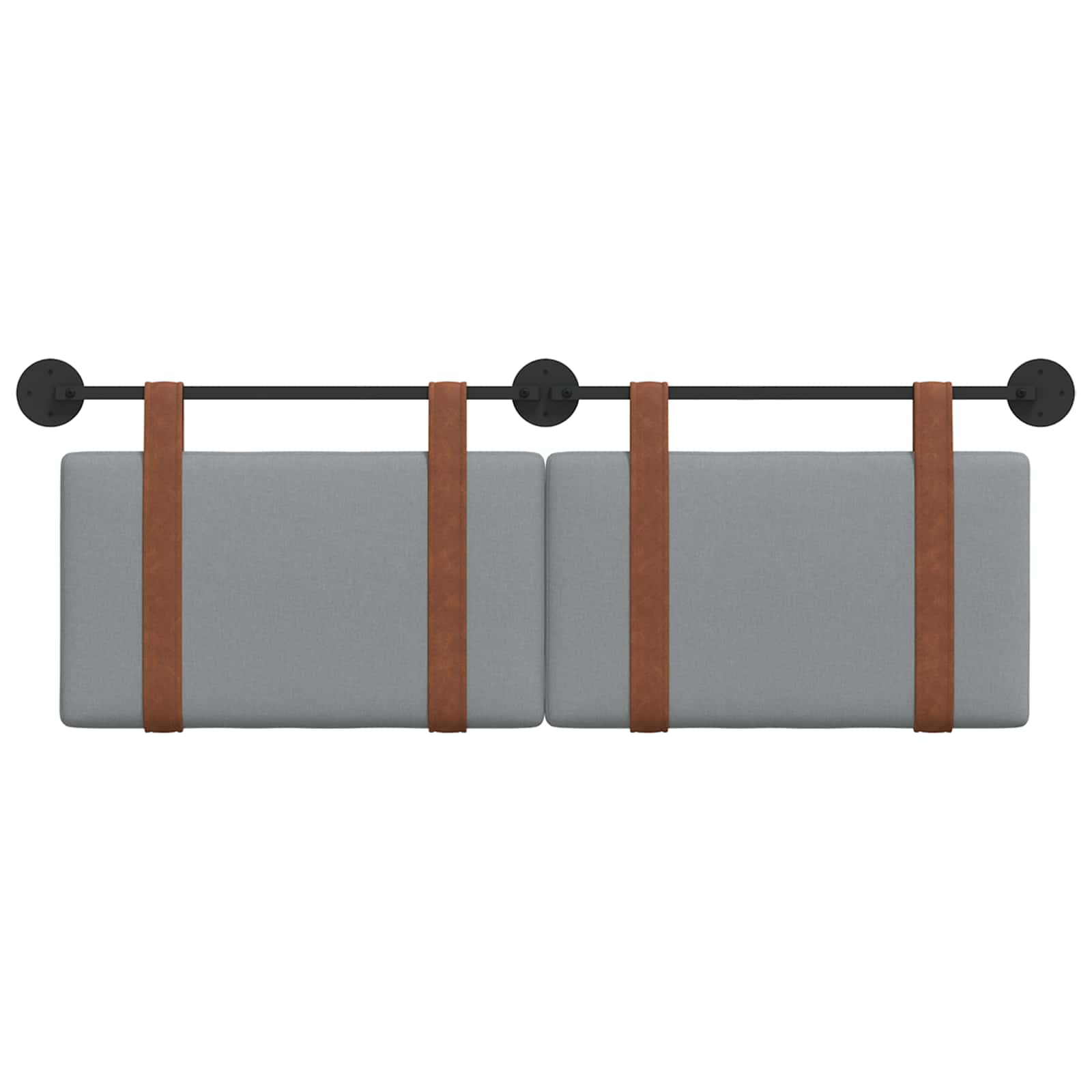 Testata appesa Grigio chiaro 140 x 40 cm Legno multistrato 42031453