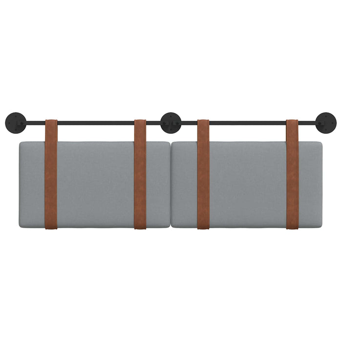 Testata appesa Grigio chiaro 140 x 40 cm Legno multistrato 42031453