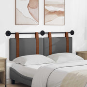 Testata appesa Grigio scuro 140 x 40 cm Legno multistrato 42031454