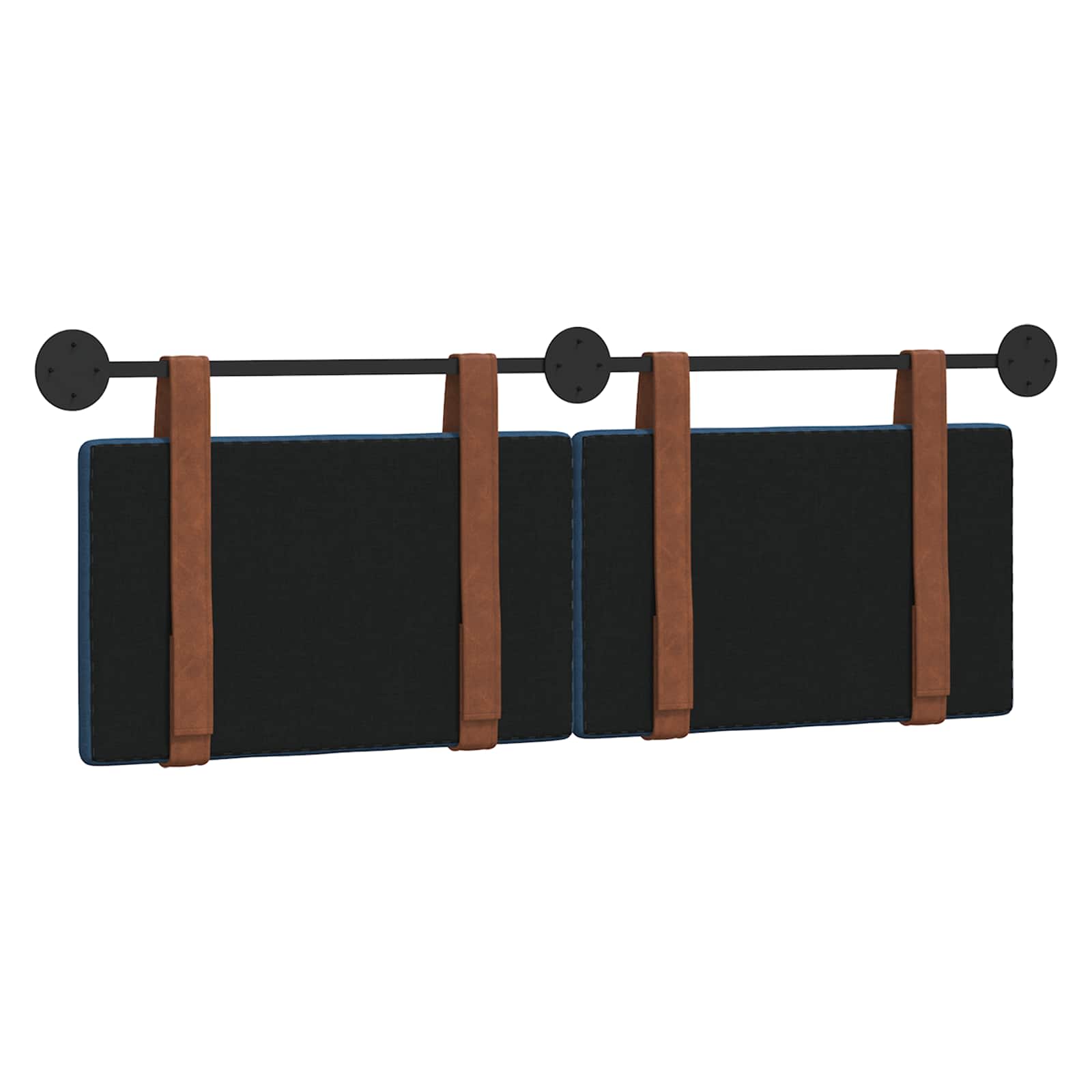Testata appesa Tinta unita Blu 140 x 40 cm Legno multistrato 42031461