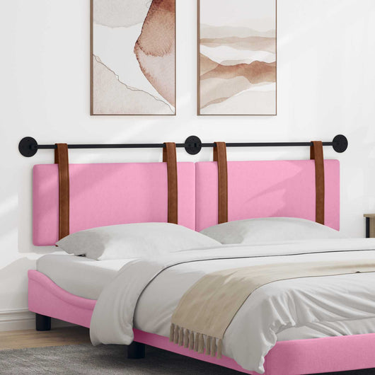 Testata appesa Tinta unita Rosa 160 x 40 cm Legno multistrato 42031493
