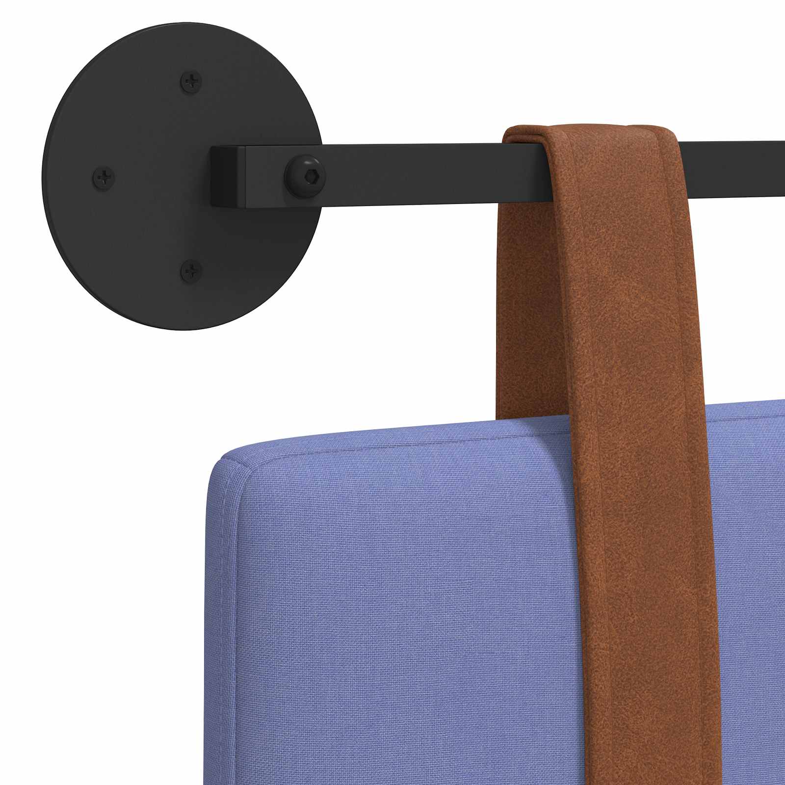 Testata appesa Blu jeans 200 x 40 cm Legno multistrato 42031554