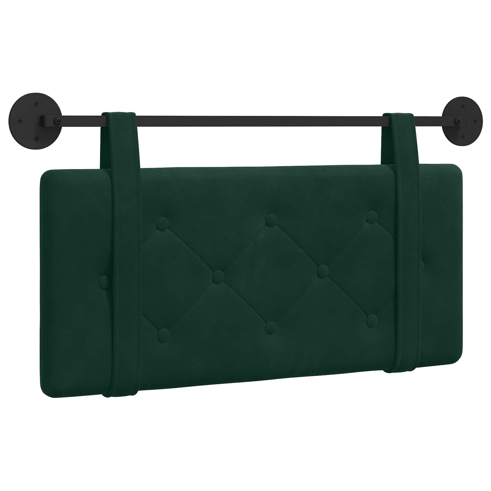 Testata appesa Verde Scuro 90 x 55 x 5 cm Velluto 42031557
