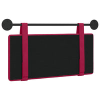 Testata appesa Rosso Vino 90 x 55 x 5 cm Velluto 42031560