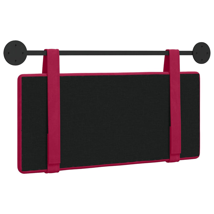 Testata appesa Rosso Vino 90 x 55 x 5 cm Velluto 42031560