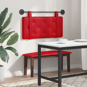 Testiera Montata a Muro Rosso 80 x 5 x 40 cm Compensato 42031574