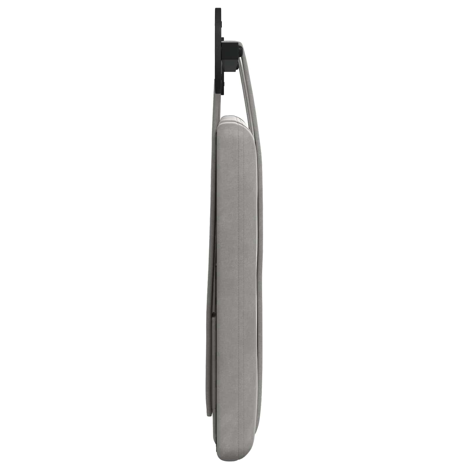 Testata appesa Grigio chiaro 100 x 55 x 5 cm Velluto 42031582