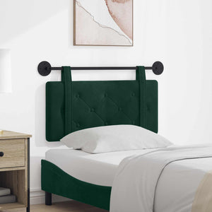 Testata appesa Verde Scuro 100 x 55 x 5 cm Velluto 42031584