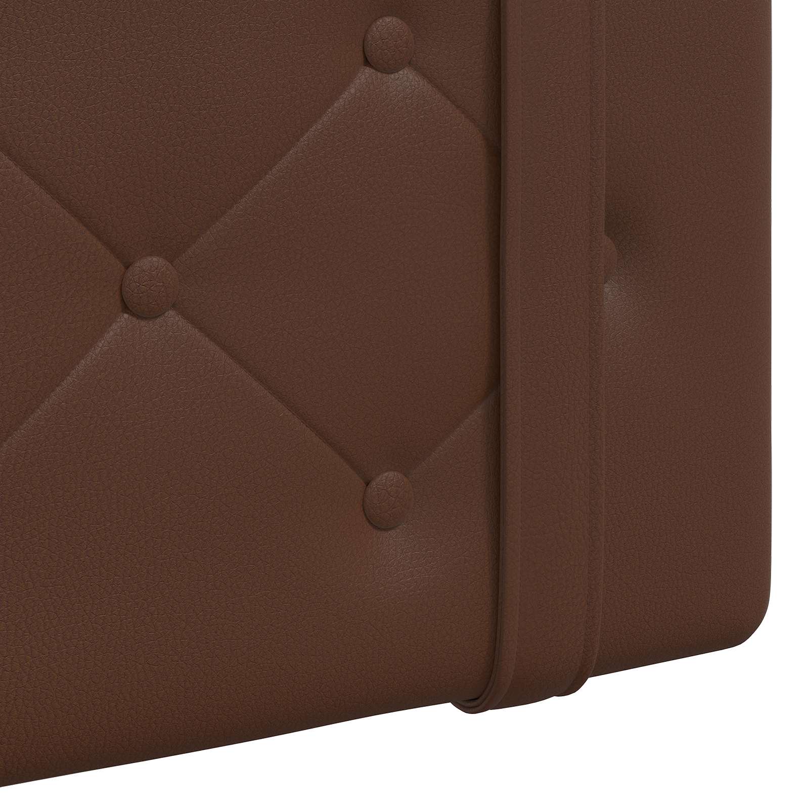 Testiera Montata a Muro Marrone 90 x 5 x 40 cm Compensato 42031598