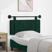 Testata appesa Verde Scuro 110 x 55 x 5 cm Velluto 42031611