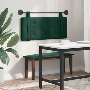 Testata appesa Verde Scuro 110 x 55 x 5 cm Velluto 42031611