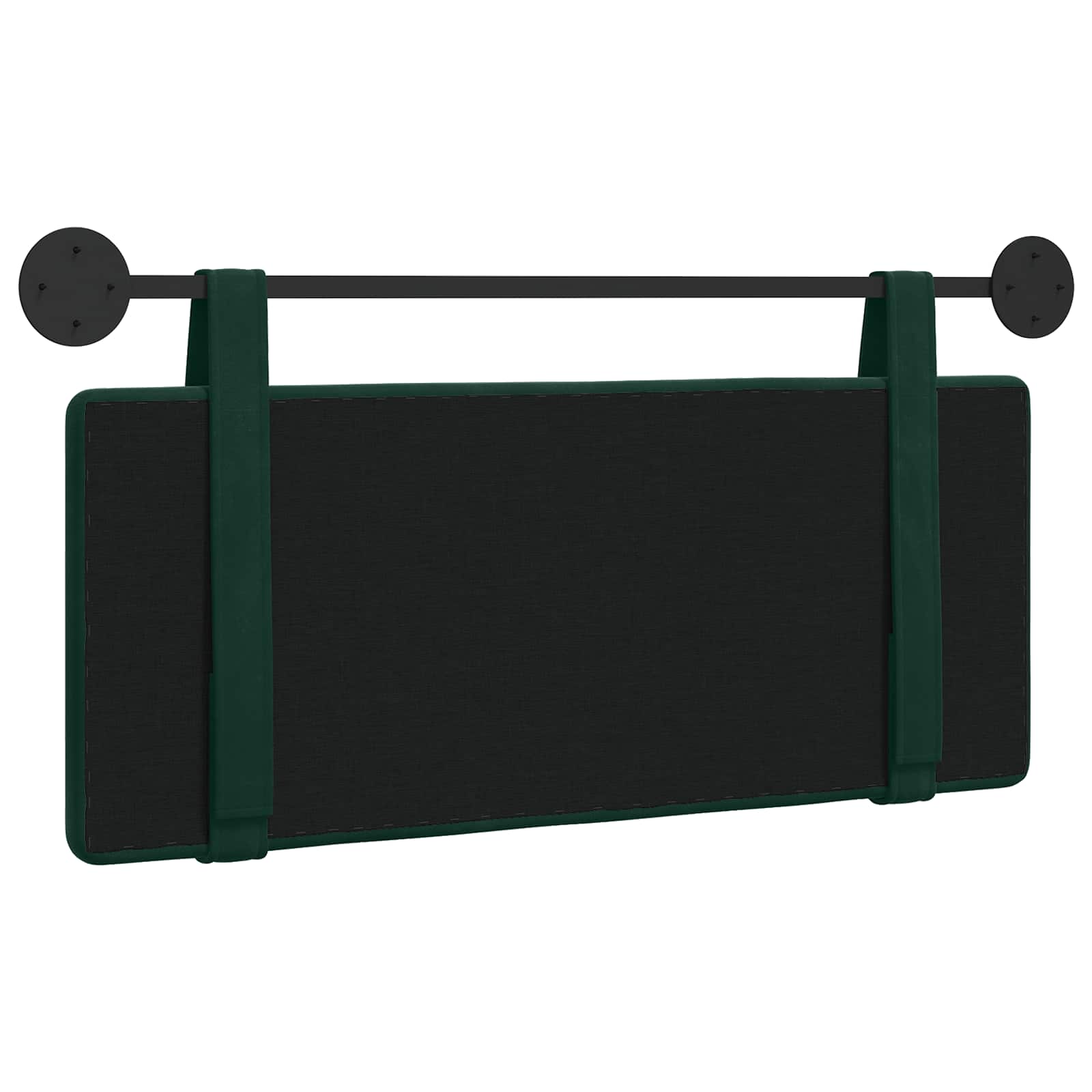 Testata appesa Verde Scuro 110 x 55 x 5 cm Velluto 42031611