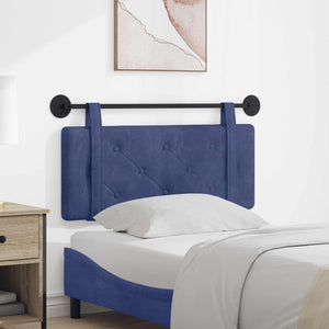 Testata appesa Blu Polizia 110 x 55 x 5 cm Velluto 42031622