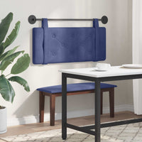Testata appesa Blu Polizia 110 x 55 x 5 cm Velluto 42031622