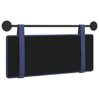 Testata appesa Blu Polizia 110 x 55 x 5 cm Velluto 42031622