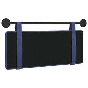 Testata appesa Blu Polizia 110 x 55 x 5 cm Velluto 42031622