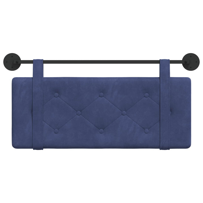 Testata appesa Blu Polizia 110 x 55 x 5 cm Velluto 42031622