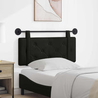 Testiera Montata a Muro Nero 100 x 5 x 40 cm Compensato 42031630
