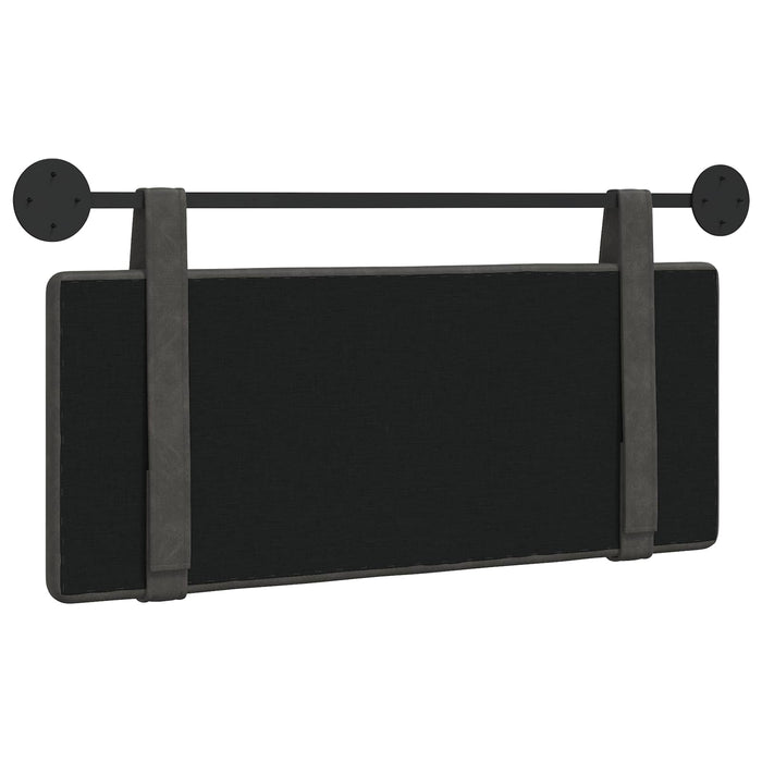 nero Montaggio a parete Nero 200 x 5 x 40 cm Compensato 42031632
