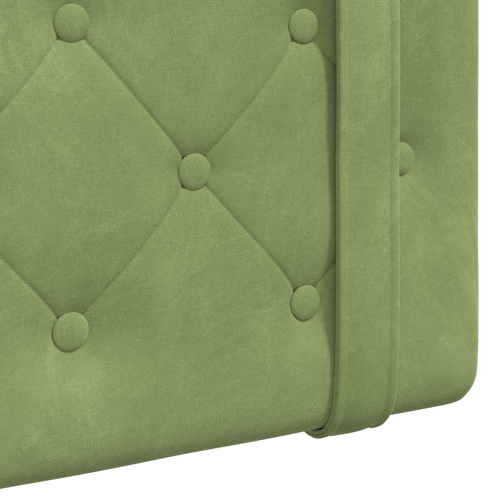 Testata appesa Verde chiaro 130 x 55 x 5 cm Velluto 42031639