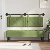 Testata appesa Verde chiaro 130 x 55 x 5 cm Velluto 42031639