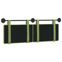 Testata appesa Verde chiaro 130 x 55 x 5 cm Velluto 42031639