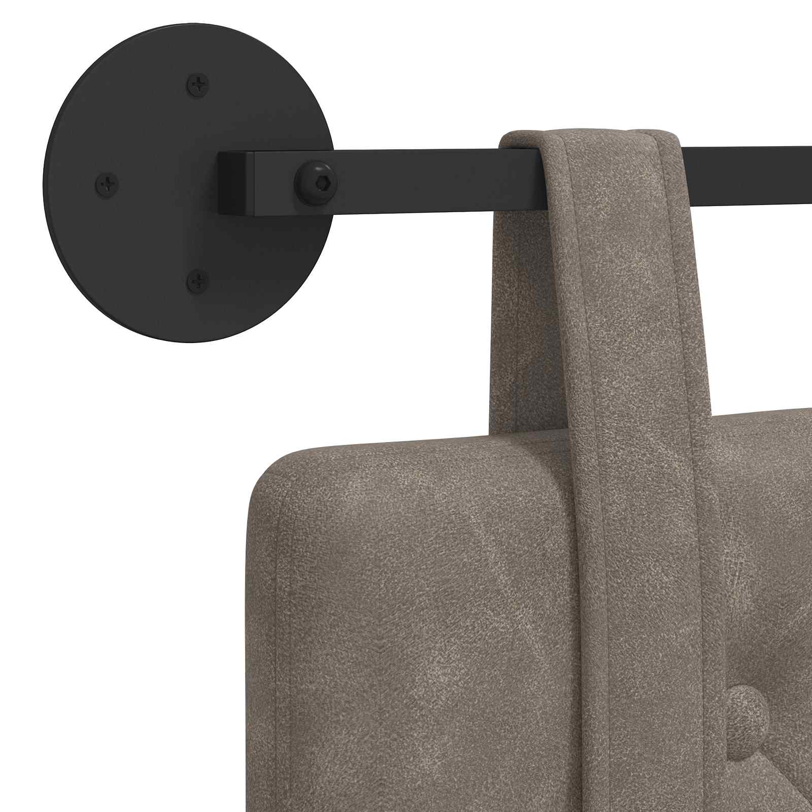 grigio con testiera 2 pcs Grigio 200 x 5 x 40 cm Compensato 42031661