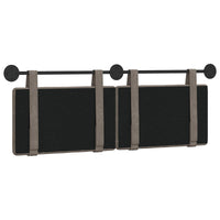 grigio con testiera 2 pcs Grigio 200 x 5 x 40 cm Compensato 42031661