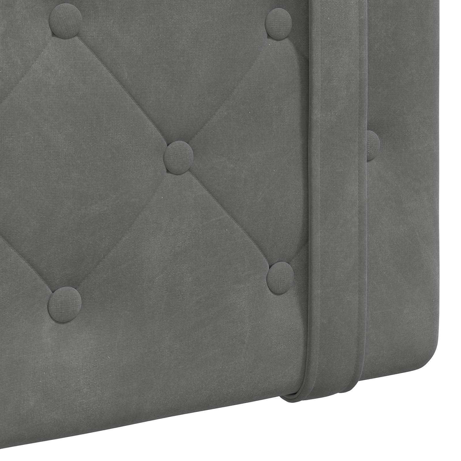 Testata appesa Grigio scuro 150 x 55 x 5 cm Velluto 42031664