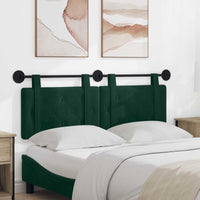 Testata appesa Verde Scuro 150 x 55 x 5 cm Velluto 42031665
