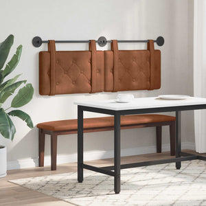 marrone con testiera 2 pcs Marrone 200 x 5 x 40 cm Compensato 42031687