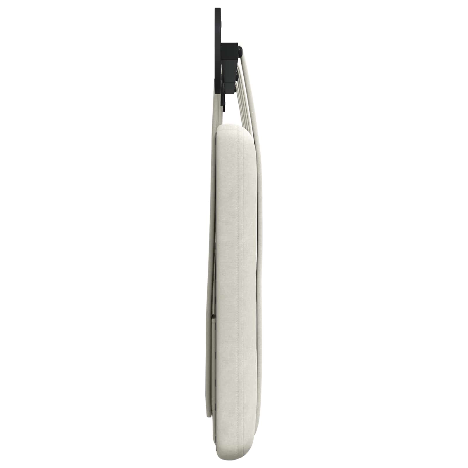 Testata appesa Montaggio a parete Crema 170 x 55 x 5 cm Velluto 42031699