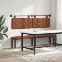 marrone con testiera 2 pcs Marrone 200 x 5 x 40 cm Compensato 42031714