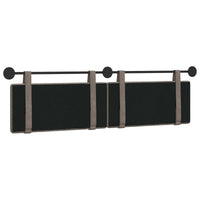 grigio con testiera 2 pcs Grigio 200 x 5 x 40 cm Compensato 42031715