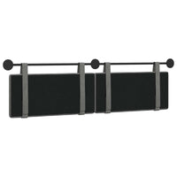 Testata appesa Grigio scuro 190 x 55 x 5 cm Velluto 42031718