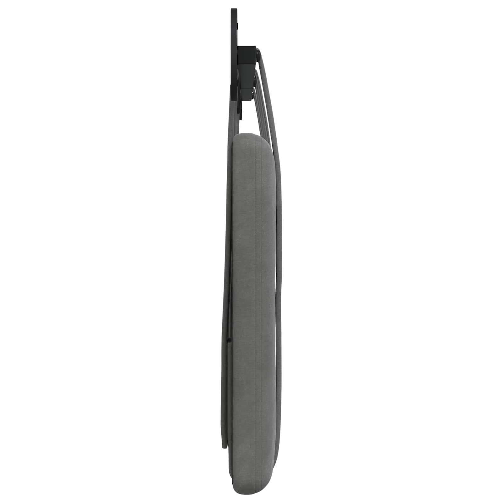 Testata appesa Grigio scuro 190 x 55 x 5 cm Velluto 42031718