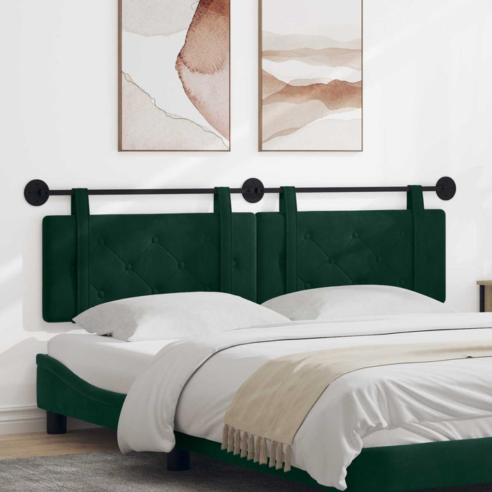 Testata appesa Verde Scuro 190 x 55 x 5 cm Velluto 42031719
