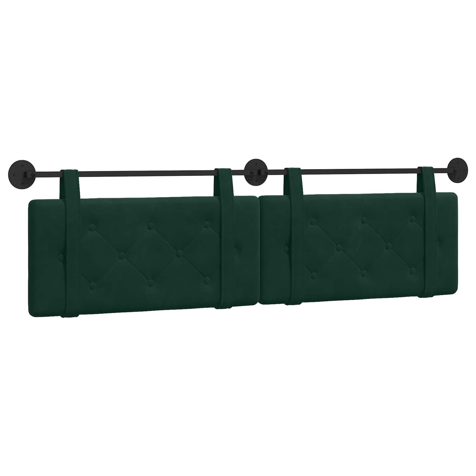 Testata appesa Verde Scuro 190 x 55 x 5 cm Velluto 42031719