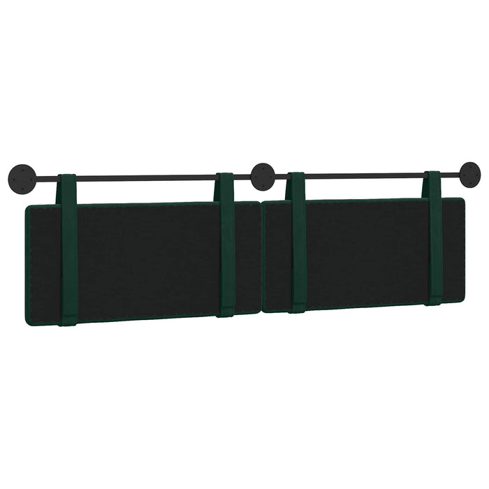 Testata appesa Verde Scuro 190 x 55 x 5 cm Velluto 42031719