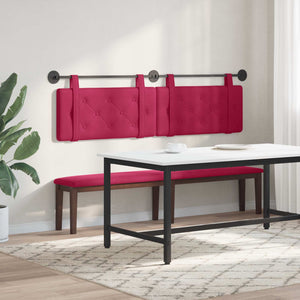 Testata appesa Rosso Vino 190 x 55 x 5 cm Velluto 42031722