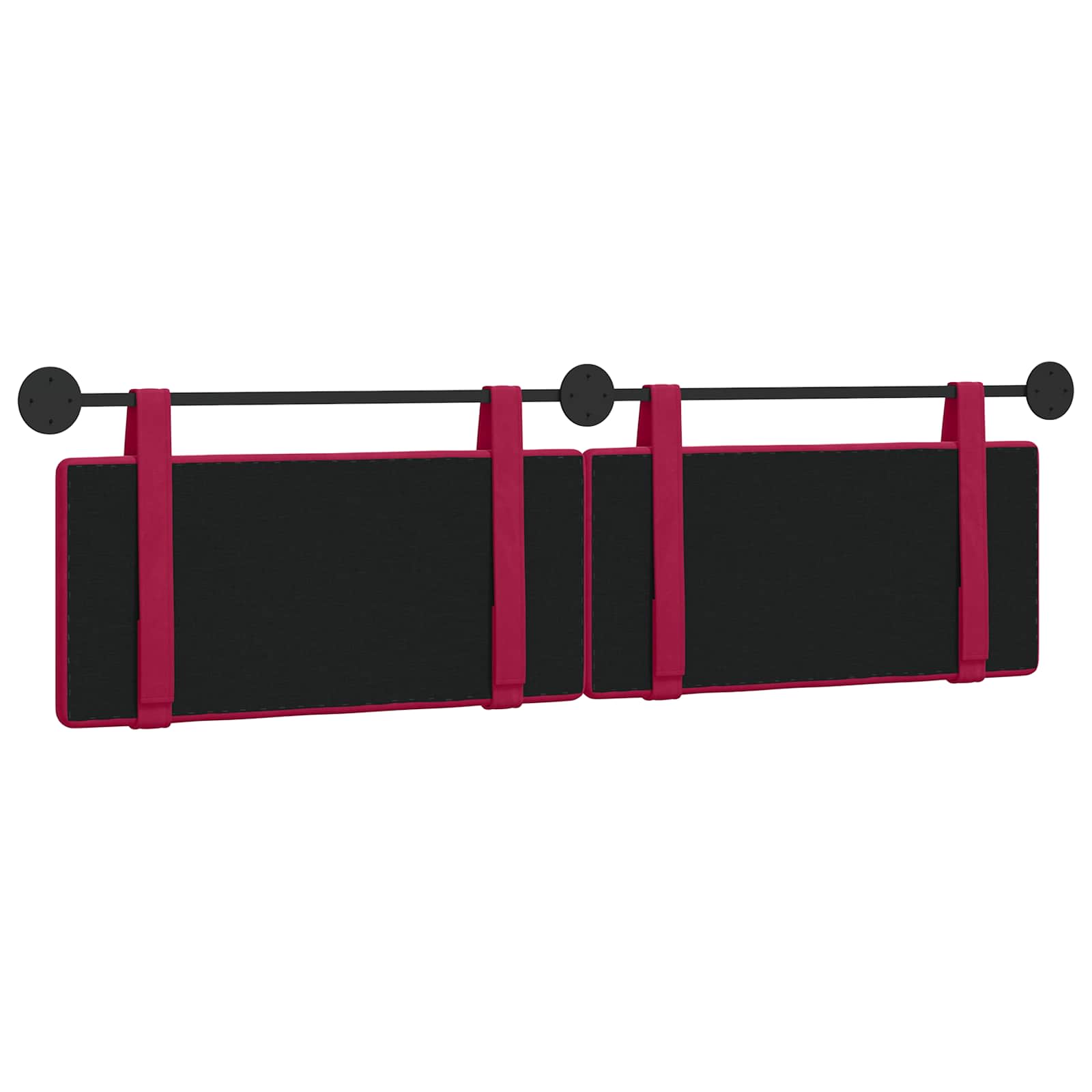 Testata appesa Rosso Vino 190 x 55 x 5 cm Velluto 42031722