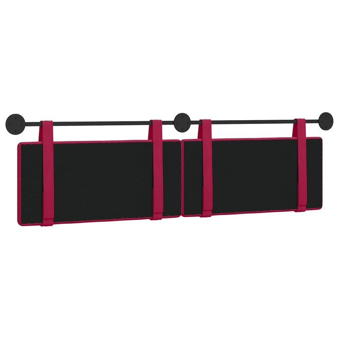Testata appesa Rosso Vino 190 x 55 x 5 cm Velluto 42031722