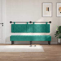 Testata appesa Turchese 190 x 55 x 5 cm Velluto 42031728