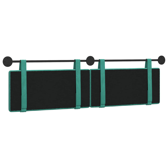 Testata appesa Turchese 190 x 55 x 5 cm Velluto 42031728