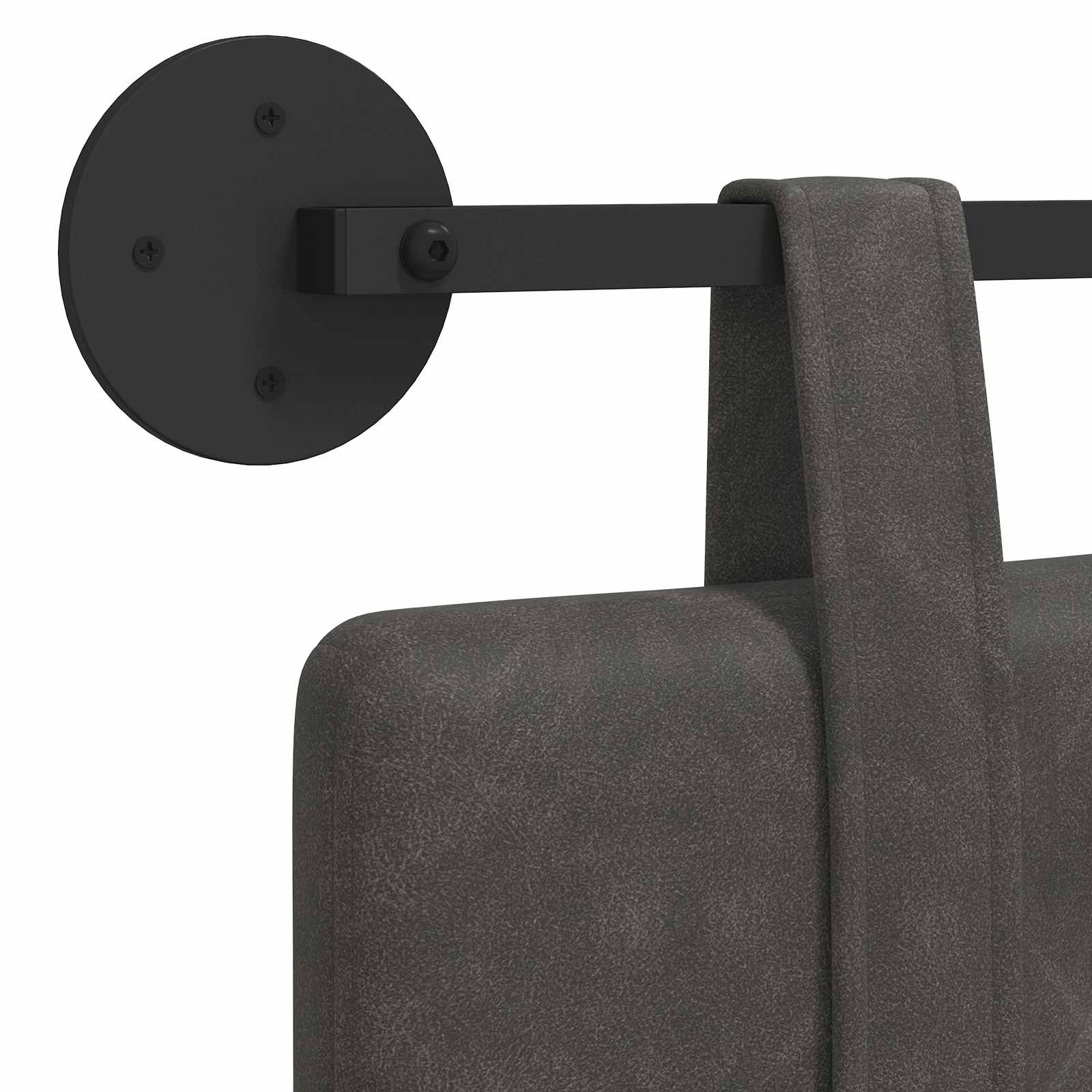 nero Montaggio a parete 2 pcs Nero 200 x 5 x 40 cm Compensato 42031740