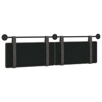 nero Montaggio a parete 2 pcs Nero 200 x 5 x 40 cm Compensato 42031740