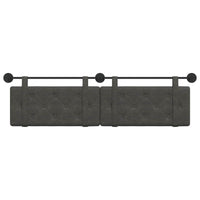 nero Montaggio a parete 2 pcs Nero 200 x 5 x 40 cm Compensato 42031740