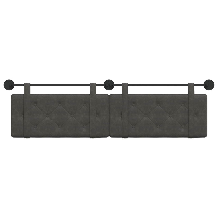 nero Montaggio a parete 2 pcs Nero 200 x 5 x 40 cm Compensato 42031740